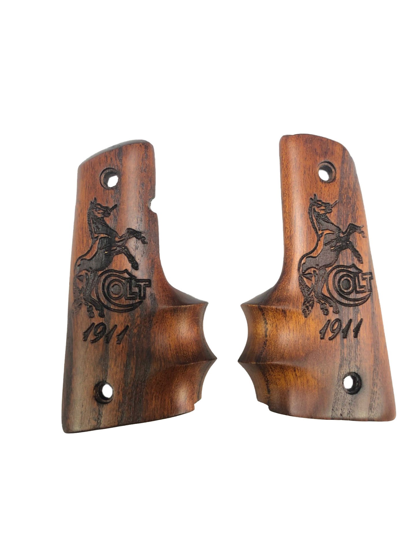 Colt 1911 Uyumlu Lazer Kesim Parmak Geçmeli Kabze