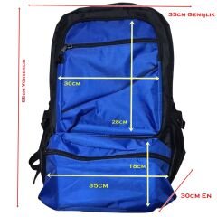 Powerex Mavi Outdoor Sırt Çantası