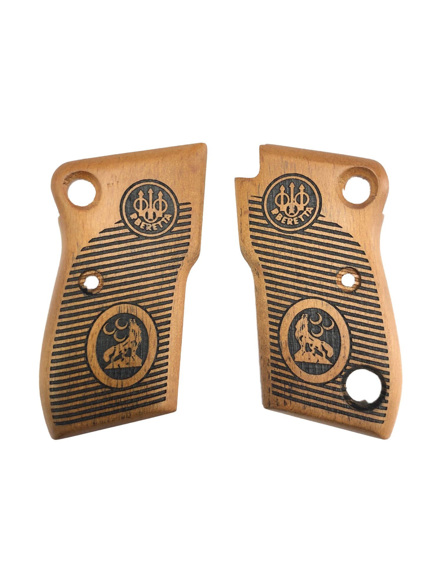 Beretta Mod 70 Uyumlu (Çift Düğmeli Beretta Uyumlu ) Üç Hilal İşlemeli Kabze