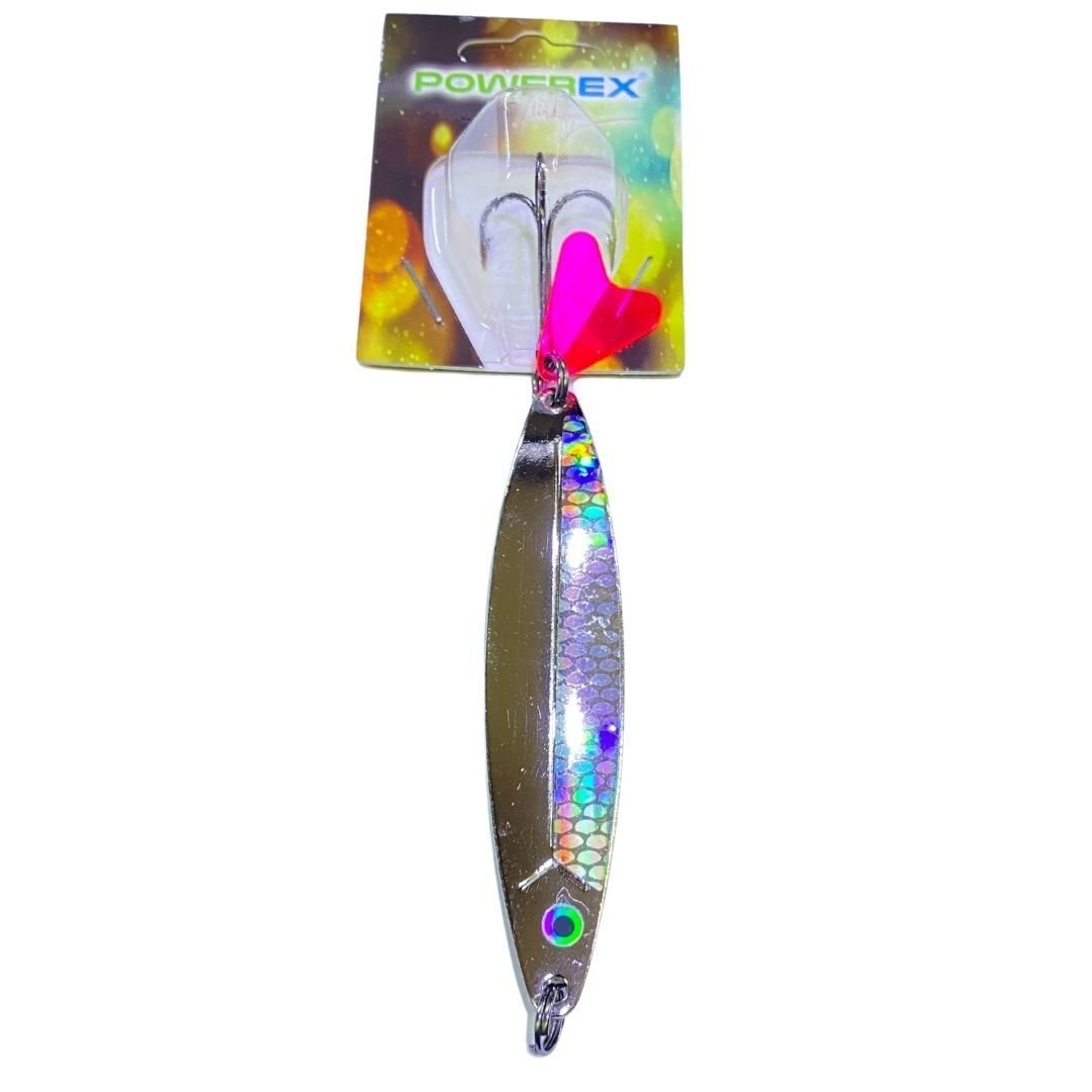 Powerex Striker X Lüfer Palamut Turna Çinekop 25gr. 8,7 cm. Gümüş 7510 Metal Kaşık Sahte Yem