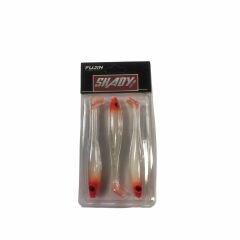 Fujin Shady Red Head 10cm 7gr Silikon Balık 3 lü Paket