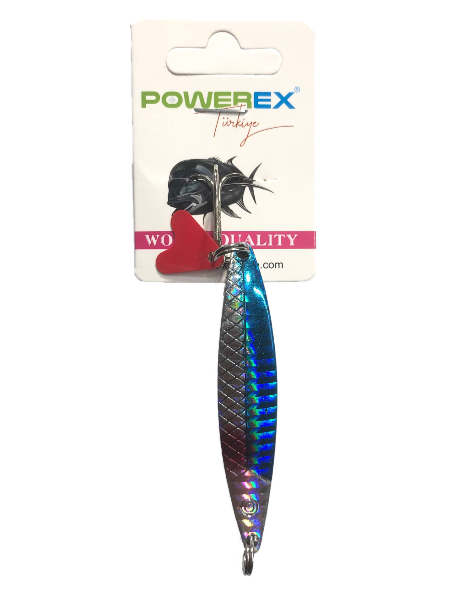 Powerex Striker X Lüfer Palamut Turna Çinekop 16gr. 7,5cm. Mod.181 Metal Kaşık Sahte Yem