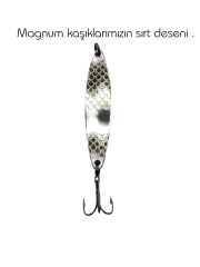 Powerex Magnum Lüfer Palamut Turna Çinekop 22gr. 8cm. Mod.262 Metal Kaşık Sahte Yem