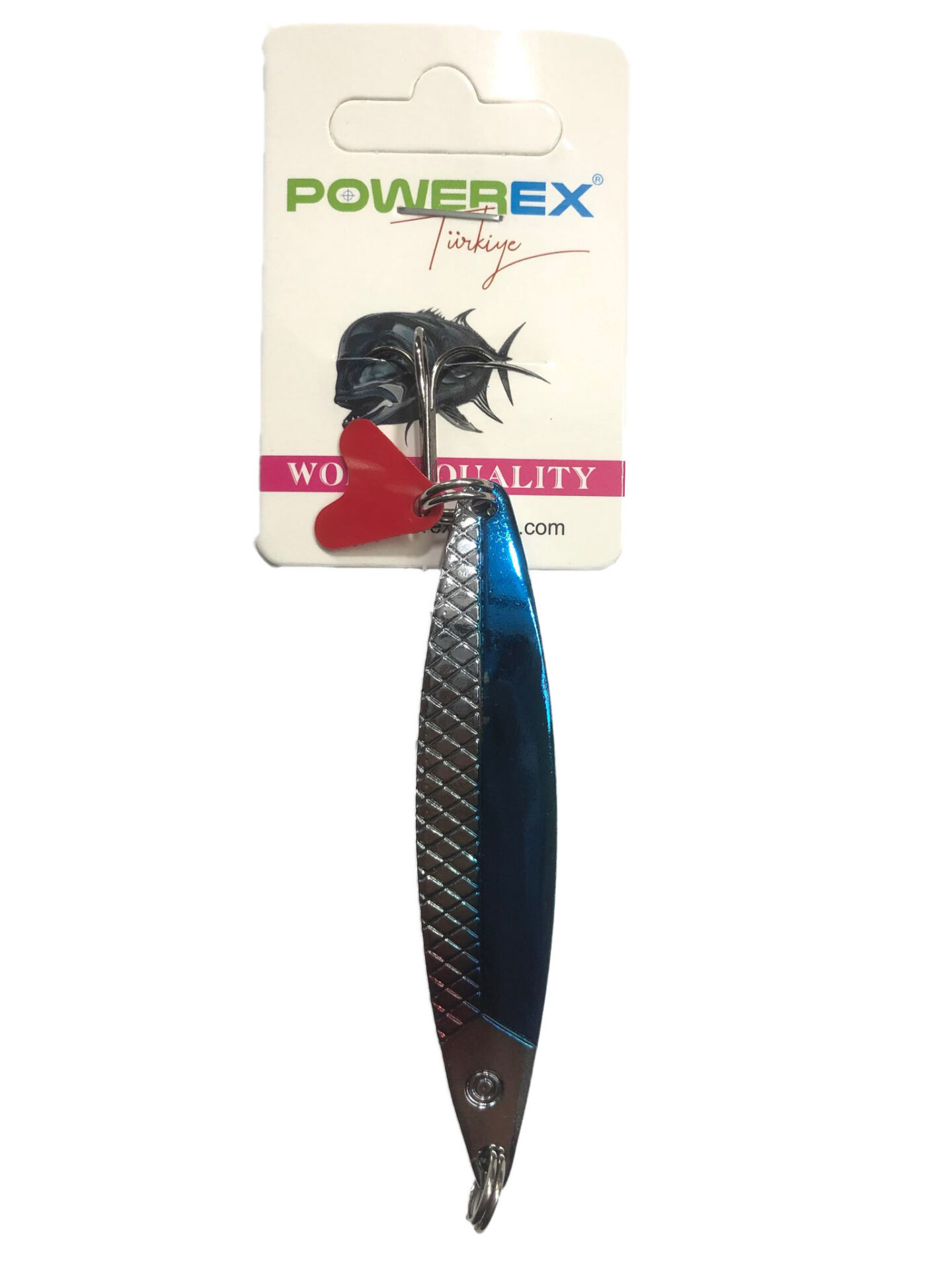 Powerex Striker Lüfer Palamut Turna Çinekop 26,5gr. 8,6cm. Mod.192 Metal Kaşık Sahte Yem