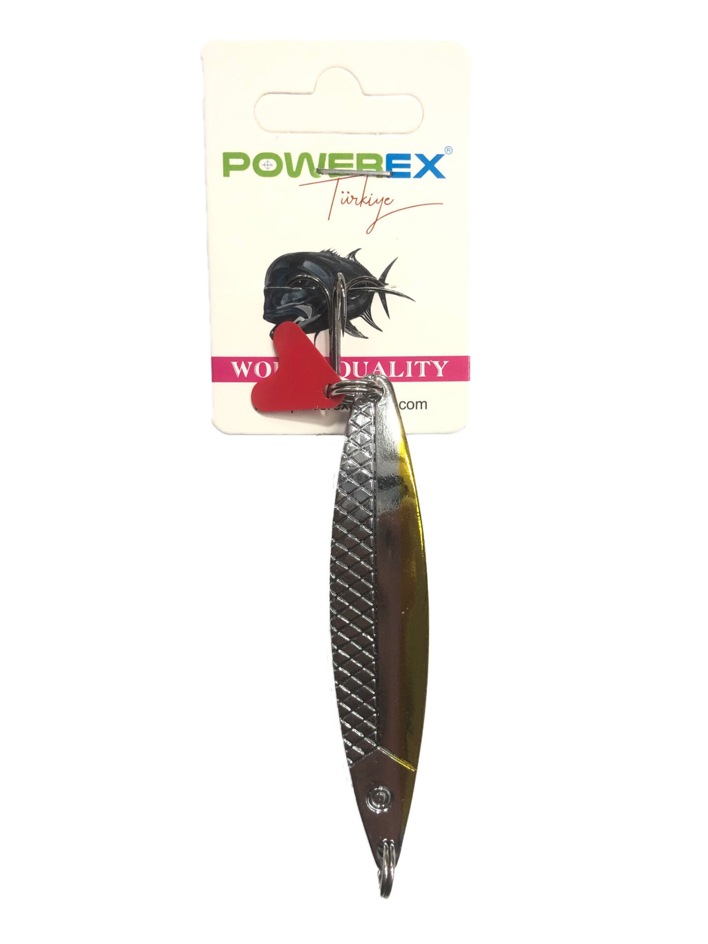 Powerex Striker Lüfer Palamut Turna Çinekop 26,5gr. 8,6cm. Mod.193 Metal Kaşık Sahte Yem