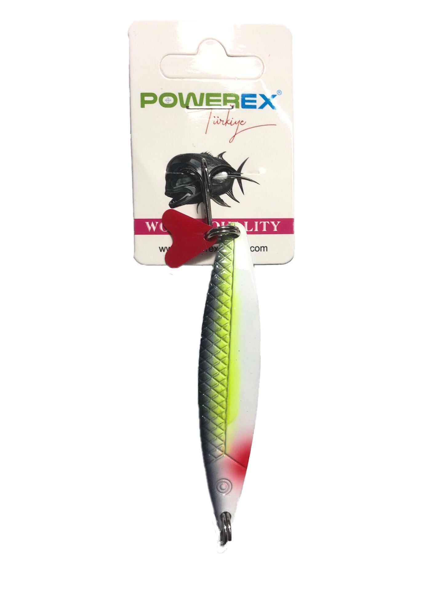 Powerex Striker Lüfer Palamut Turna Çinekop 26,5gr. 8,6cm. Mod.203 Metal Kaşık Sahte Yem