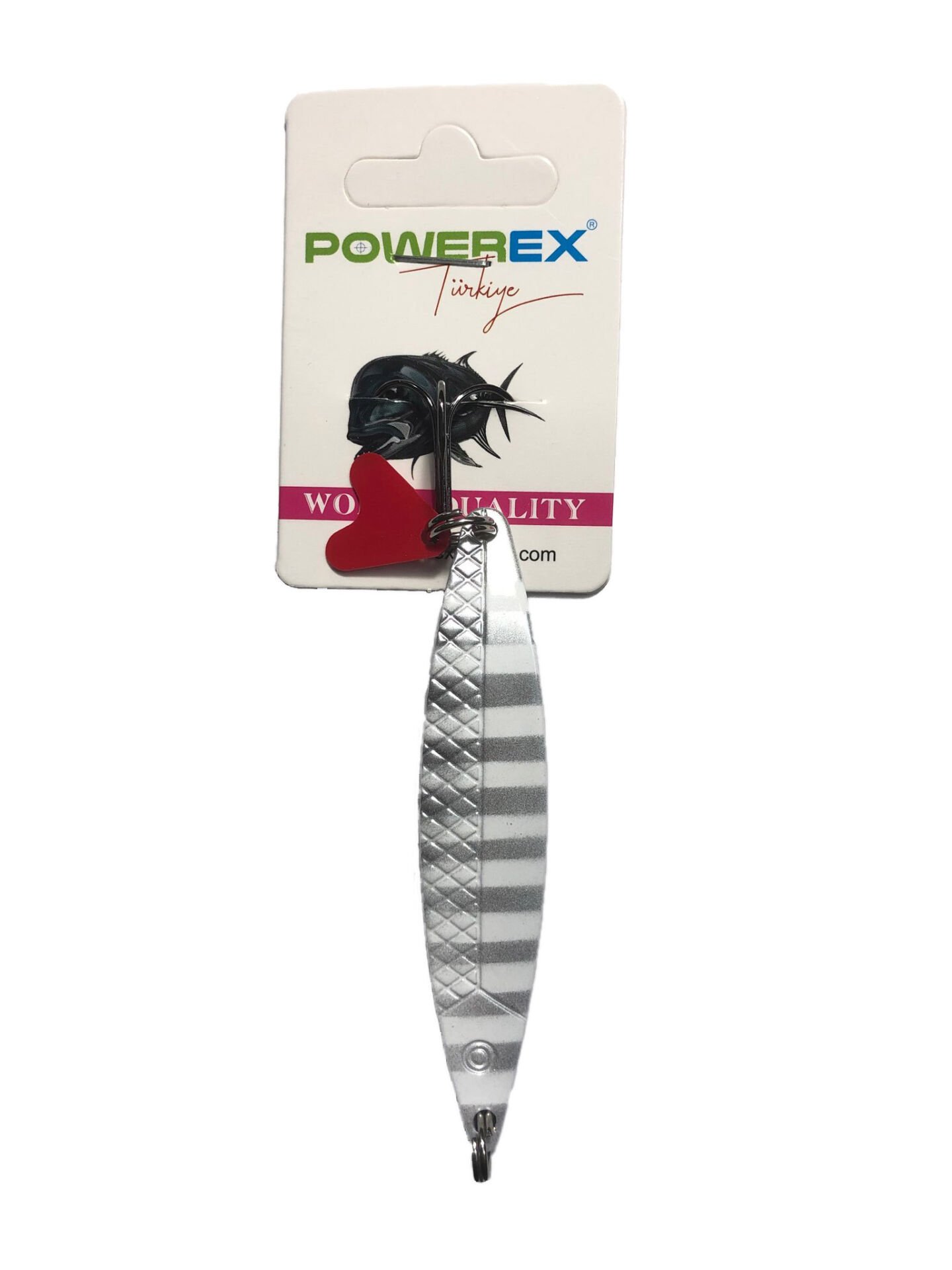 Powerex Striker Lüfer Palamut Turna Çinekop 26,5gr. 8,6cm. Mod.204 Metal Kaşık Sahte Yem