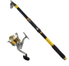 Powerex Highline 3m. 75-150gr Kamış  - Carrera 4000 Gold Kamış Makine Olta Seti