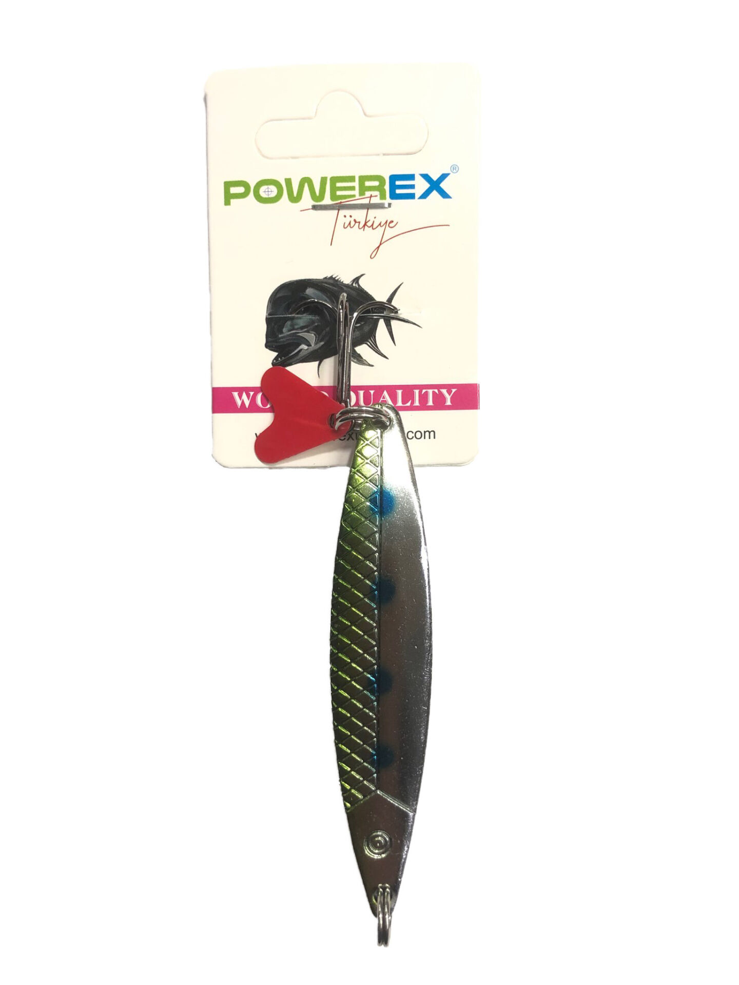 Powerex Striker Lüfer Palamut Turna Çinekop 26,5gr. 8,6cm. Mod.207 Metal Kaşık Sahte Yem