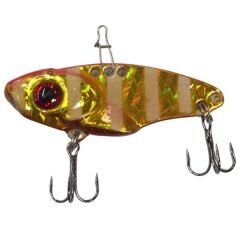 Powerex 3D Vib Blade 5 cm 8.5 gr C4 Gold Pink Zebra Glow Suni Yem