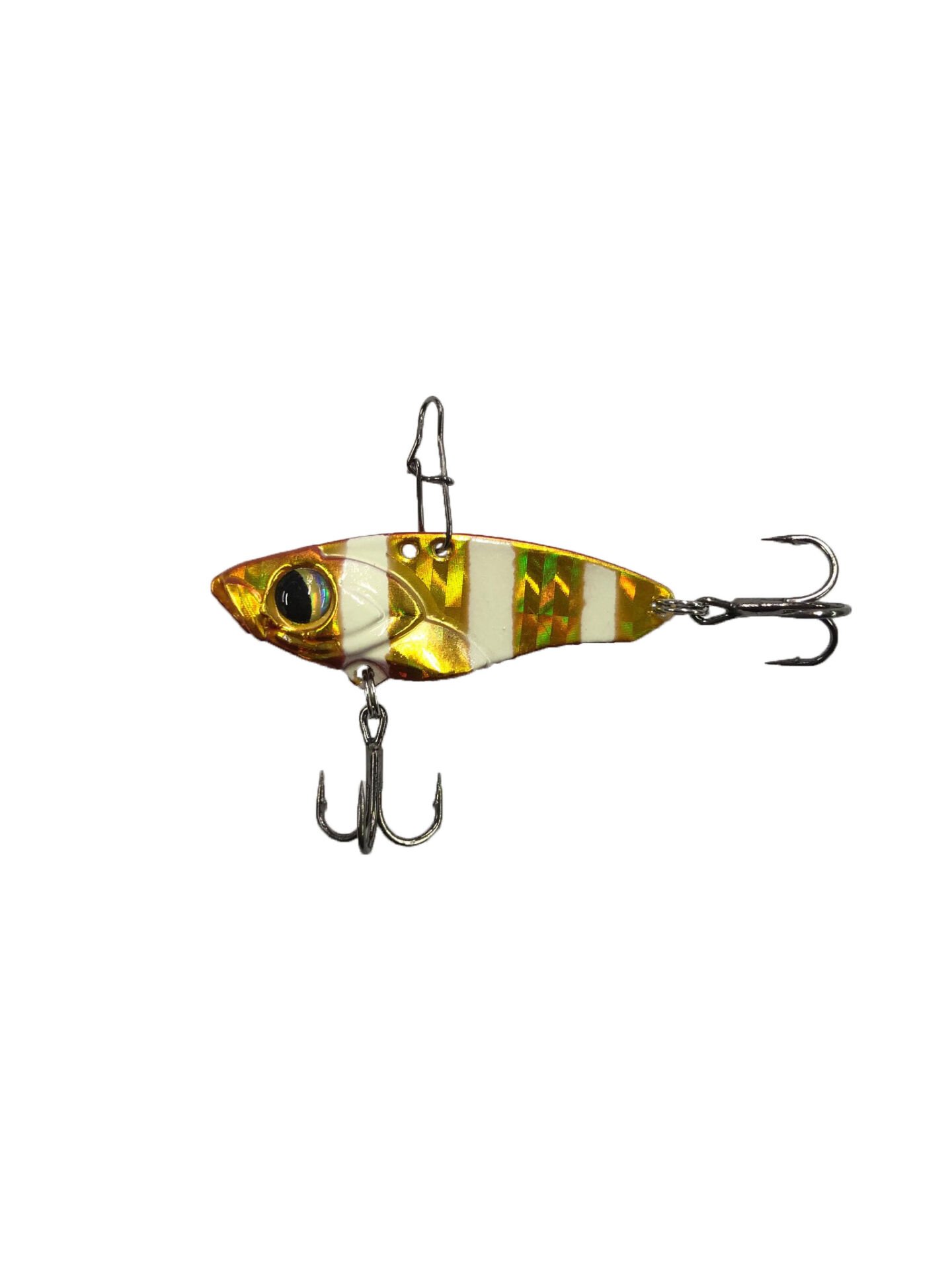 Powerex 3D Vib Blade 4.6 cm 11.5gr Gold Pink Zebra Glow Suni Yem C4