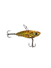 Powerex 3D Vib Blade 4.6 cm 11.5gr Gold Pink Zebra Glow Suni Yem C4