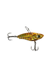 Powerex 3D Vib Blade 4.6 cm 11.5gr Gold Pink Zebra Glow Suni Yem C4