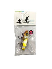 Powerex 3D Vib Blade 4.6 cm 11.5gr Gold Pink Zebra Glow Suni Yem C4