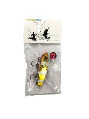 Powerex 3D Vib Blade 4.6 cm 11.5gr Gold Pink Zebra Glow Suni Yem C4