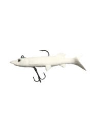 Powerex 3D Beyaz Turna Model Kendinden Zokalı 8cm. 9gr. Silikon Sahte Yem 5'li Paket