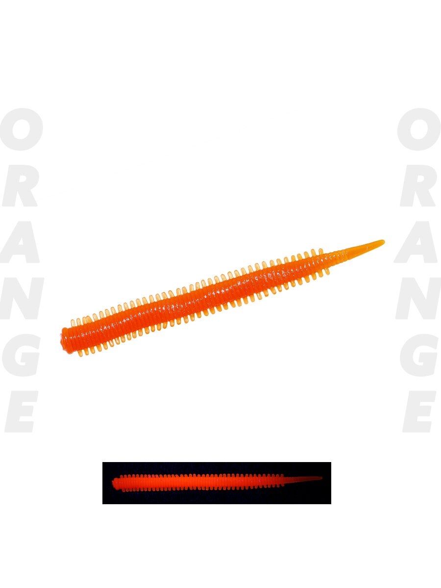 Fujin Yummy Sandworm 7cm Orange LRF Silikonu