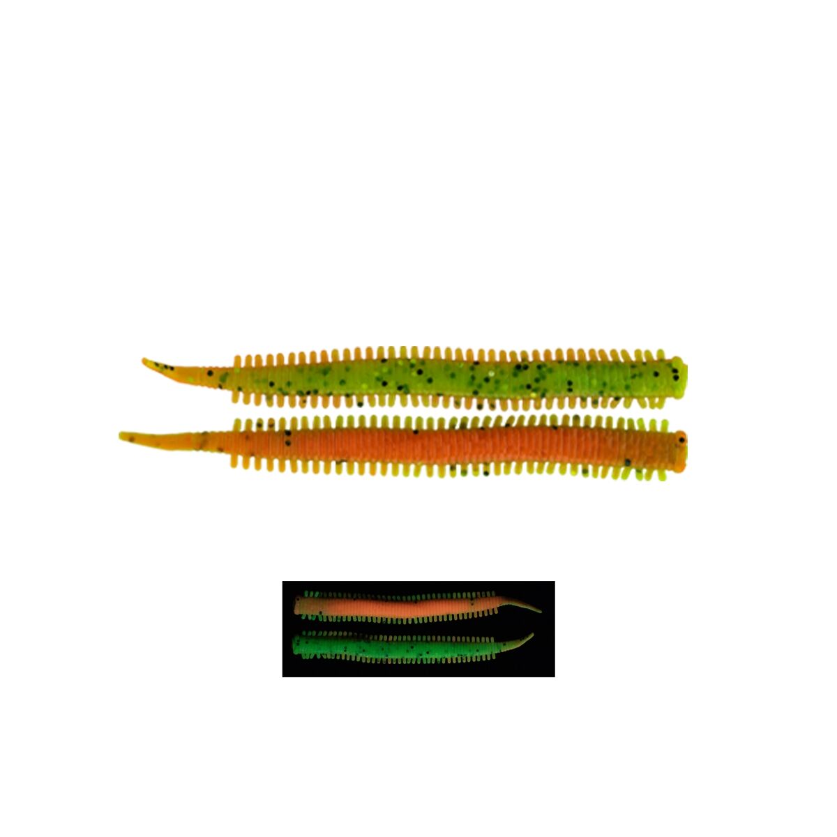 Fujin Yummy Sandworm 7cm Uv Firetiger LRF Silikonu