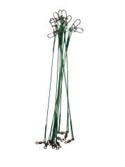 Powerex 20cm. 10'lu Paket Klipsli Bilyeli Fırdöndülü Turna Çinekop Çelik Teli
