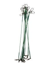 Powerex 25cm. 10'lu Paket Klipsli Bilyeli Fırdöndülü Turna Çinekop Çelik Teli