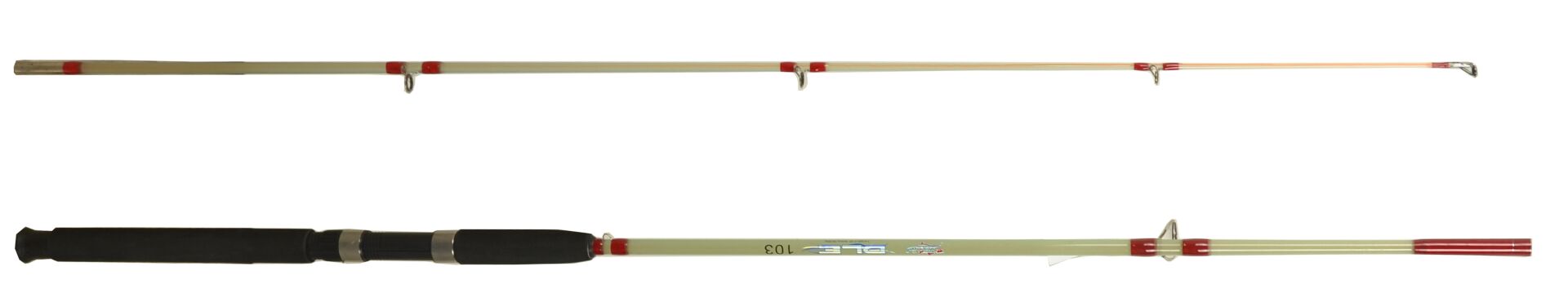 Powerex Power 2 Parçalı 240cm. Şeffaf Dolgu Tekne Bot Kamışı