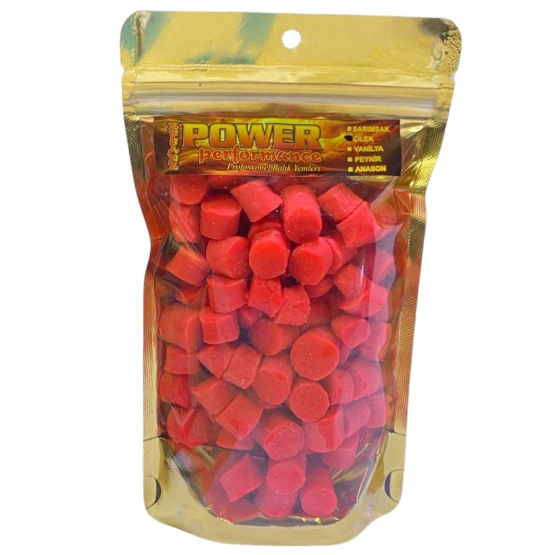 Powerex Çilek Aromalı Simli Fosforlu 200gr. Kesme Hamur