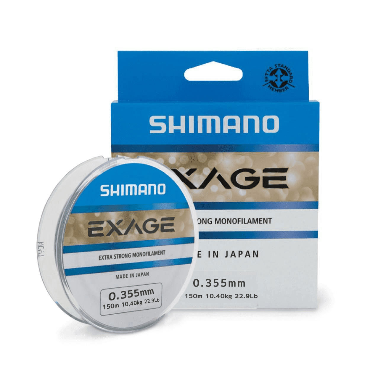 Shimano Exage 150m. 0,355mm. Extra Strong Monofilament Misina