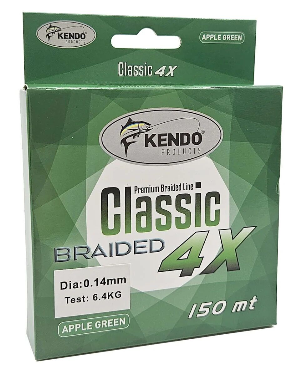 Kendo Classic 4X 150m 0.18mm Apple Green Örgü İp