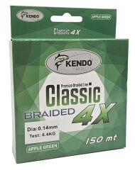 Kendo Classic 4X 150m 0.16mm Apple Green Örgü İp