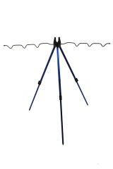 Powerex Paslanmaz Çelik Mavi Krom Easy Lock Teleskopik Katlanır 6'lı Kamış Dayama Tripod