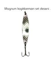 Powerex Magnum Lüfer Palamut Turna Çinekop 22gr. 8cm. Mod.263 Metal Kaşık Sahte Yem