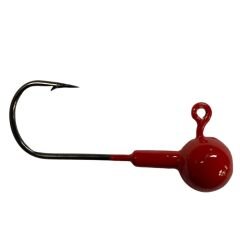 Powerex Paslanmaz Kırmızı 8,5 gr. 2/0 No. Black Nickel Zoka İğne (Jig Head)