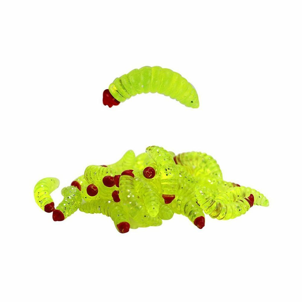 SeaHorse Silikon Kurt 2 Cm Green-Red Head 10lu