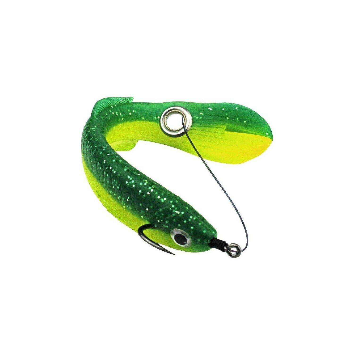 SeaHorse Nemesis Shad 10cm Yellow Green