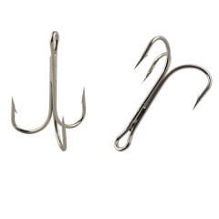 Powerex 8236 Shiny Nickel Parlak Krom Paslanmaz 6 no. Üçlü İğne 100 lü kutu