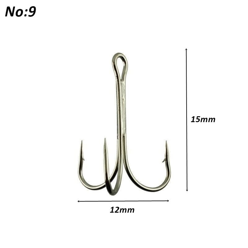 Powerex 8236 Shiny Nickel Parlak Krom Paslanmaz 9 no. Üçlü İğne 100 lü kutu