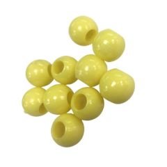 Powerex 14mm.Geniş Delikli Açık Sarı Sazan Boncuğu C18