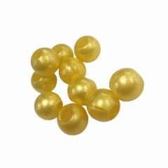 Powerex 14mm.Geniş Delikli Dalgalı Sarı Sazan Boncuğu C16