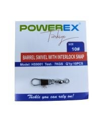 Powerex HS9001 10 No. Paketli Klipsli Fırdöndü 10lu Paket