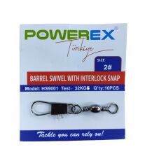 Powerex HS9001 2 No. Paketli Klipsli Fırdöndü 10lu Paket