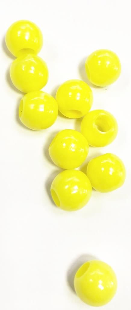 Sazan Boncuğu Açık Sarı Boncuk 10 mm.Geniş Delikli