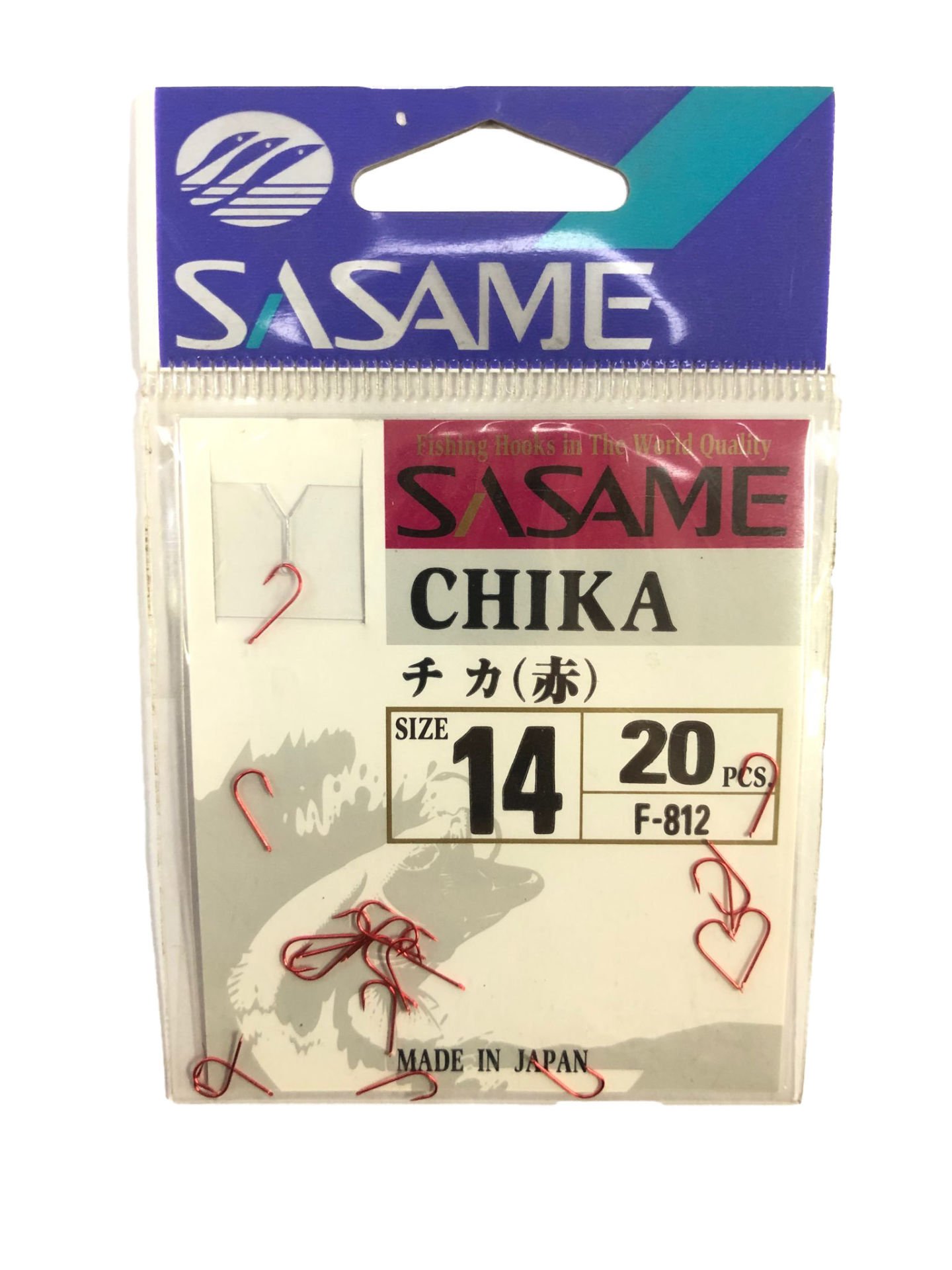 Sasame Chika F-812 Serisi 14 No. Kırmızı İğne
