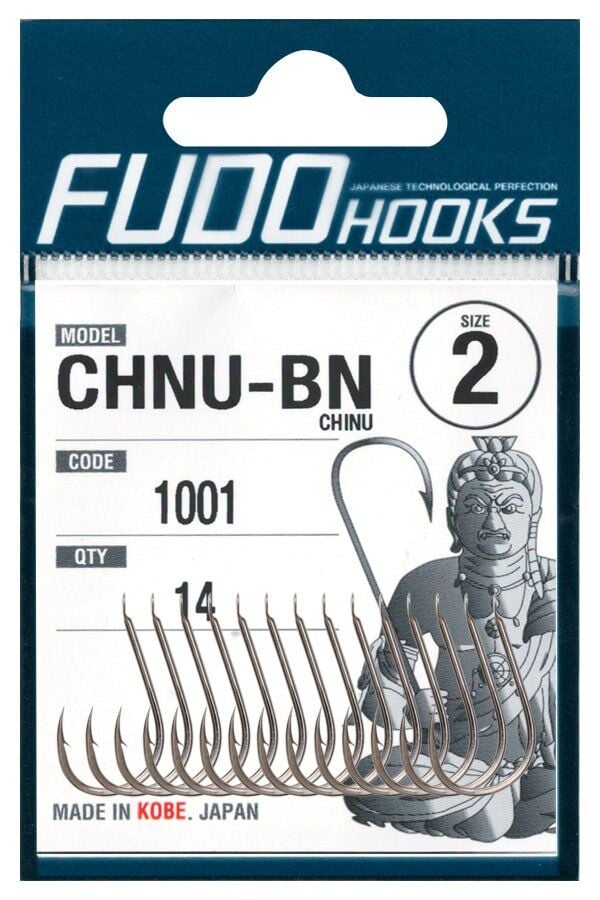 Fudo 1001 Chinu 2/0 Black Nickel İğne 7'li Paket