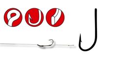 Gamakatsu G-Carp Long Shank 4 No. Black Delikli İğne