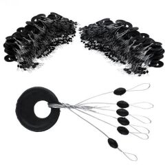 Powerex 50li Paket Siyah Kauçuk Small - Küçük Boy Şamandıra Stoperi - 6lı