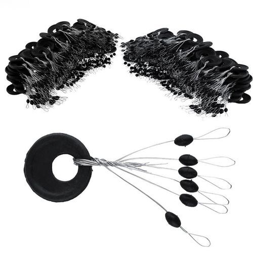 Powerex 50li Paket Siyah Kauçuk Medium-Orta Boy Şamandıra Stoperi - 6lı