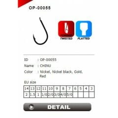 Kashima OP-00055 Chinu BN Siyah 2 No. İğne