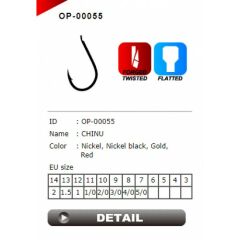 Kashima OP-00055 Chinu BN Siyah 1 No. İğne