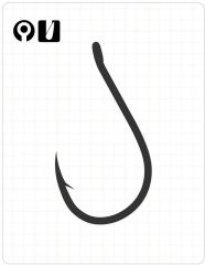Fudo 1101 Chinu With Ring  2 no. Black Nickel İğne 12 li Paket