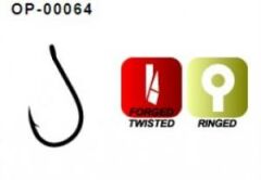 Kashima OP-00064 Chinu W / Ring BN Delikli Siyah 1/0 No. İğne